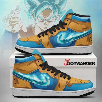 Son Goku Super Saiyan Blue - Dragon Ball AJ1 Shoes