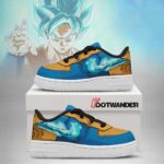 Son Goku Super Saiyan Blue - Dragon Ball AF1 Shoes