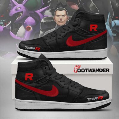 Team Rocket - Pokemon Shiny AJ1 Shoes