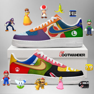 The Mario All Characters Super Mario AF1 Shoes