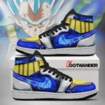 Vegeta Perfected Super Saiyan Blue - Dragon Ball AJ1 Shoes