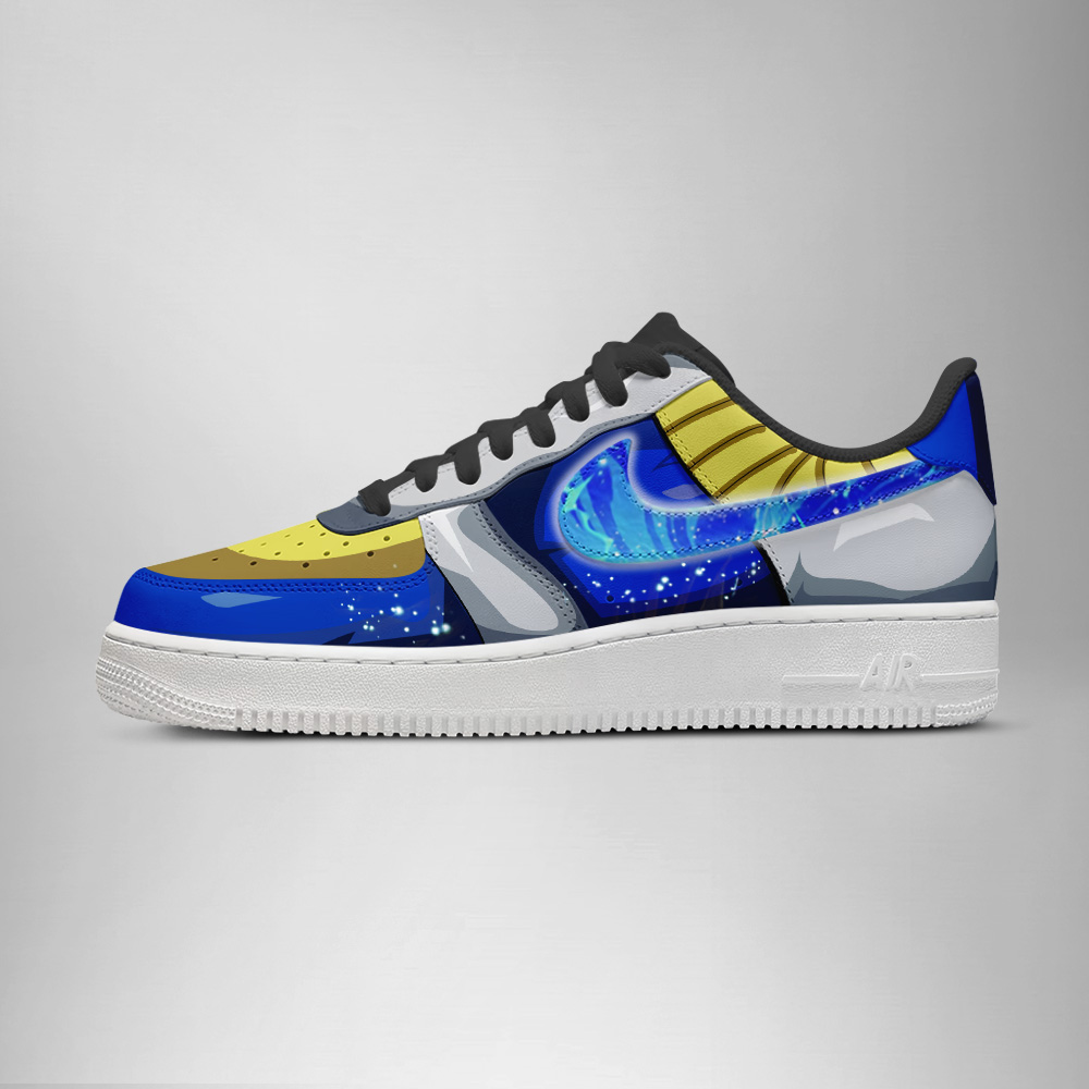 Vegeta Perfected Super Saiyan Blue - Dragon Ball AF1 Shoes - Image 3
