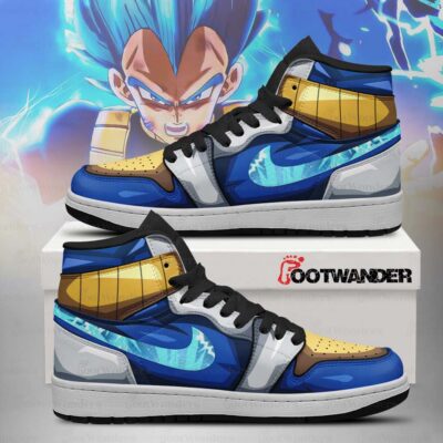 Vegeta Super Saiyan Blue - Dragon Ball AJ1 Shoes