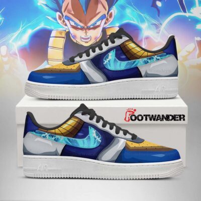 Vegeta Super Saiyan Blue - Dragon Ball AF1 Shoes