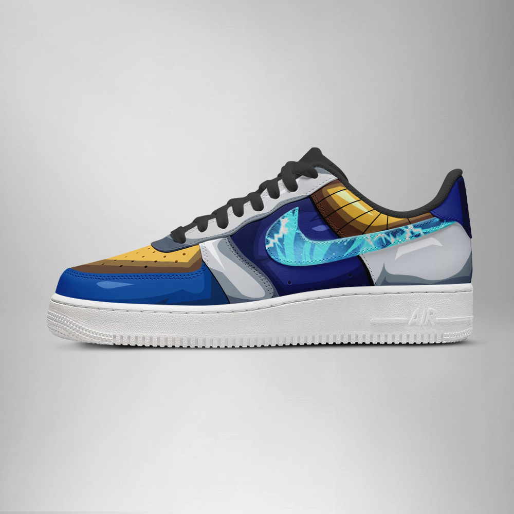 Vegeta Super Saiyan Blue - Dragon Ball AF1 Shoes - Image 2