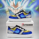 Vegeta perfected super saiyan blue - Dragon Ball AF1 Shoes