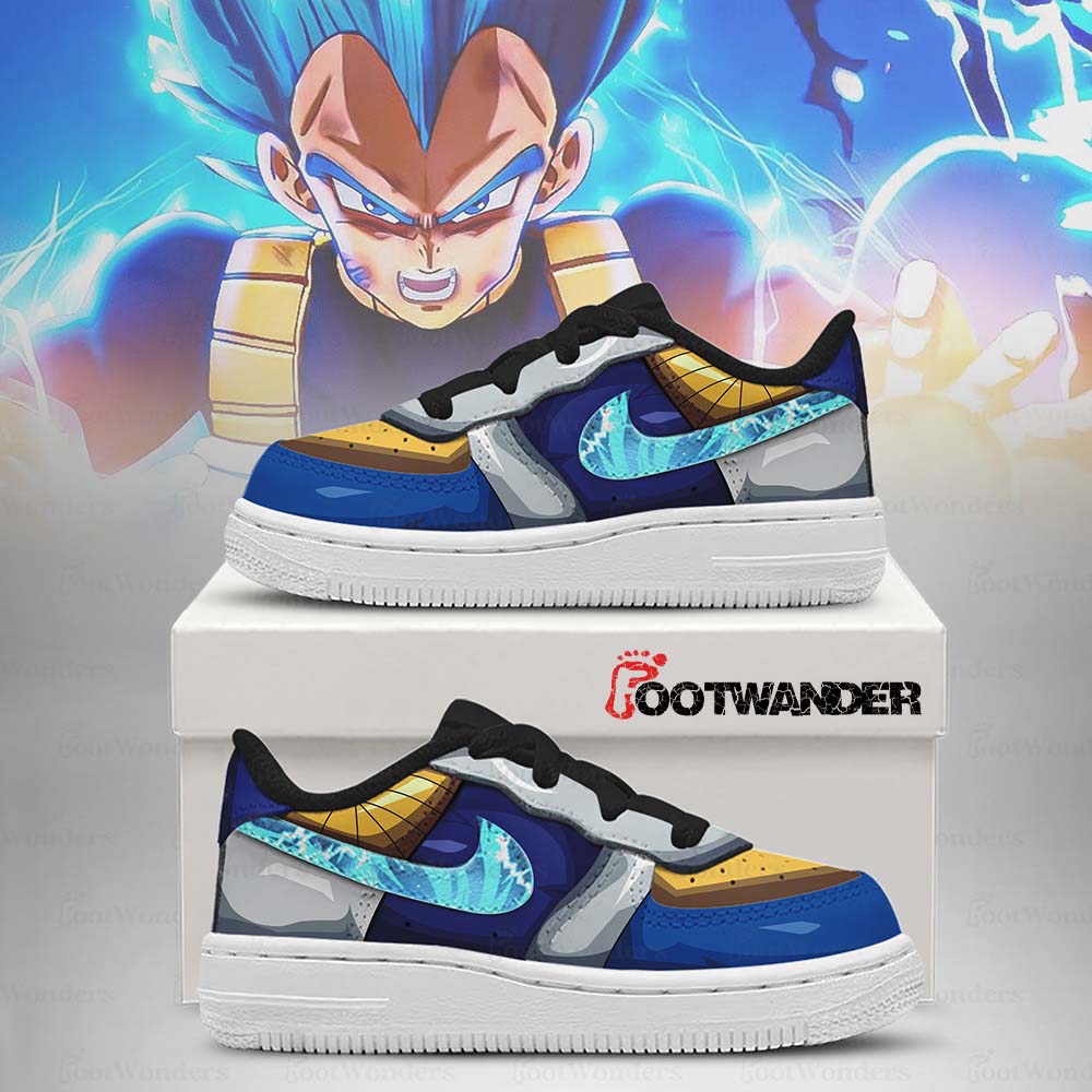 Vegeta super saiyan blue - Dragon Ball AF1 Shoes
