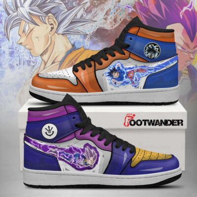 Vegeta ultra ego x Goku ultra - Dragon Ball AJ1 Shoes