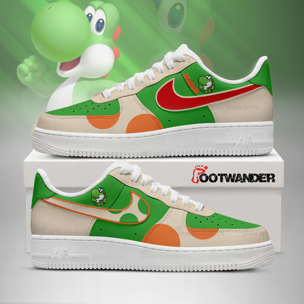 Yoshi Super Mario AF1 Shoes
