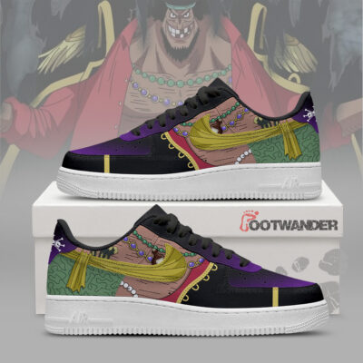 Black Beard - One Piece AF1 Shoes