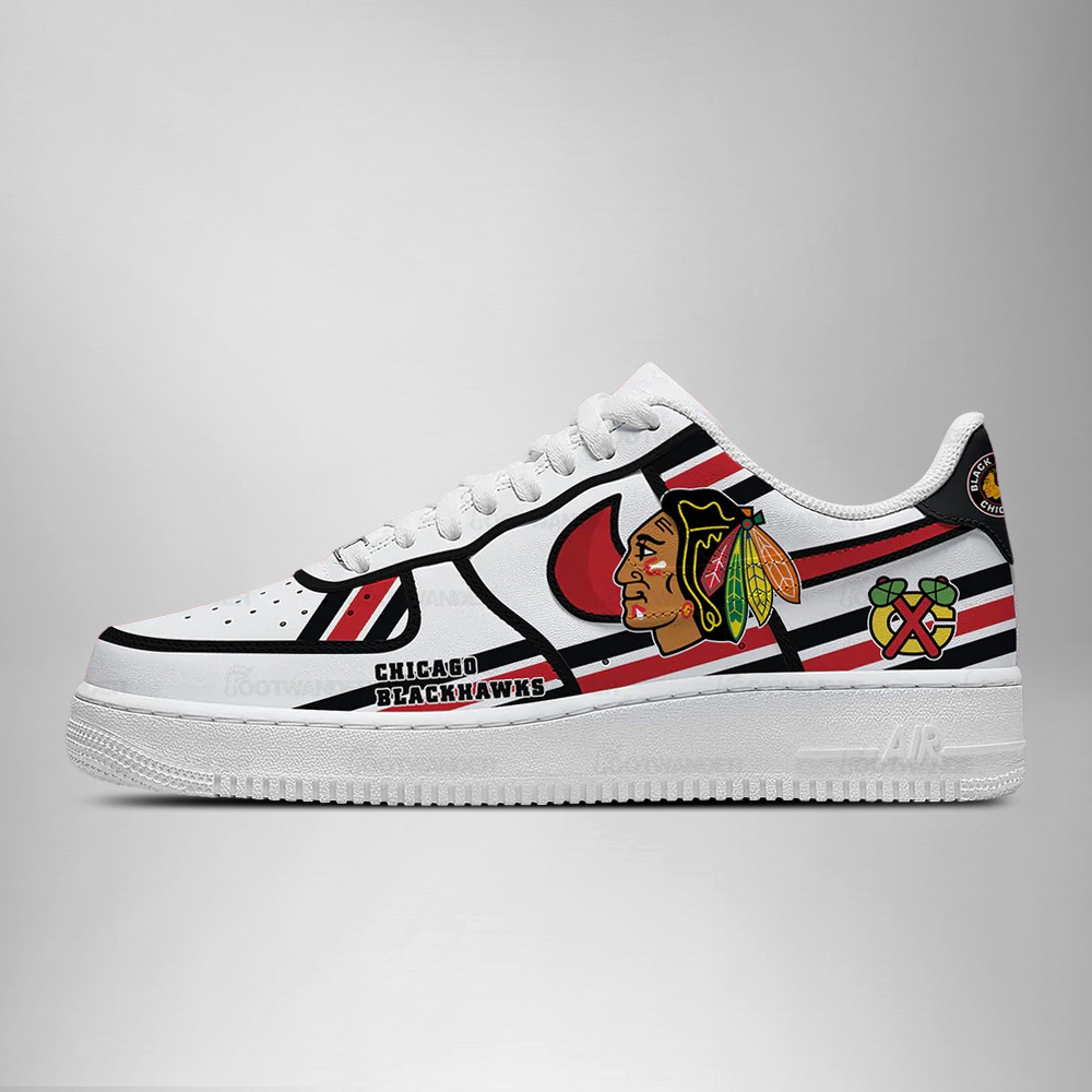 Chicago Blackhawks V2 - National Hockey League AF1 Shoes - Image 3
