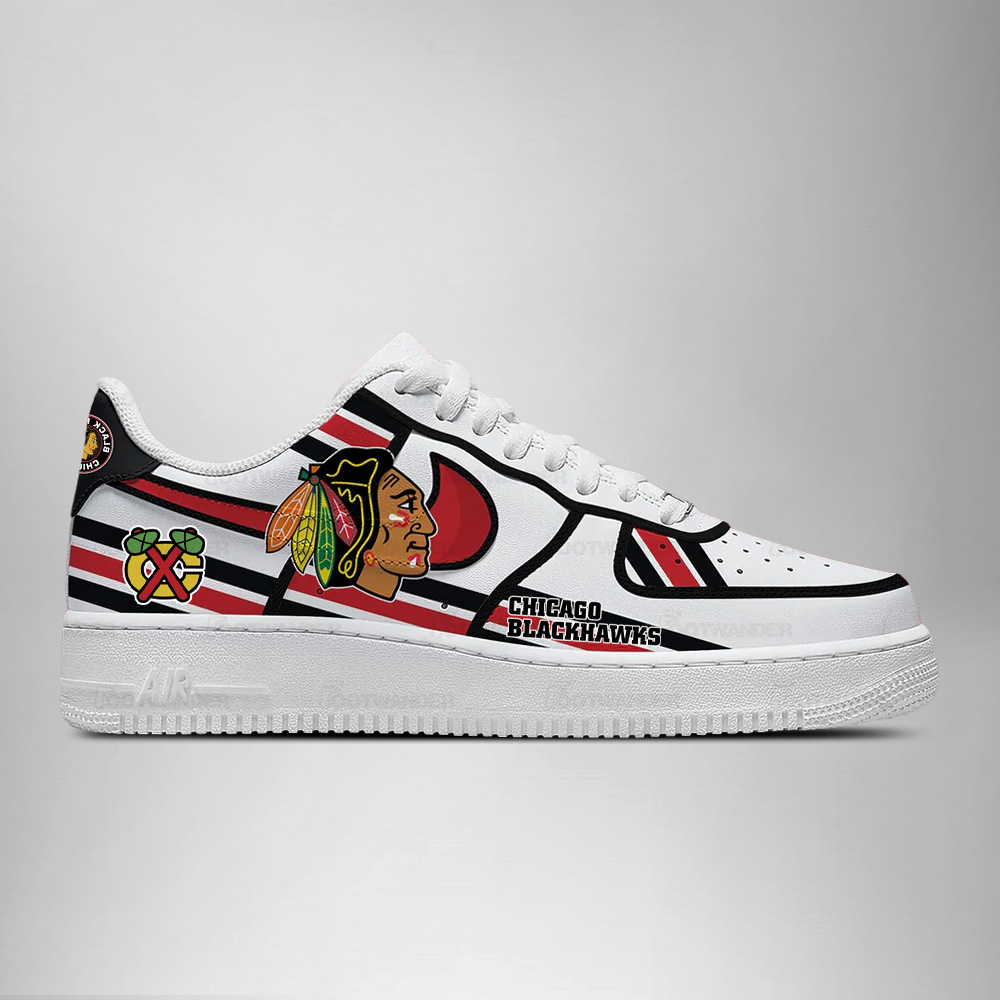 Chicago Blackhawks V2 - National Hockey League AF1 Shoes - Image 2