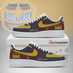 Fc Barcha Blue Lock AF1 Shoes