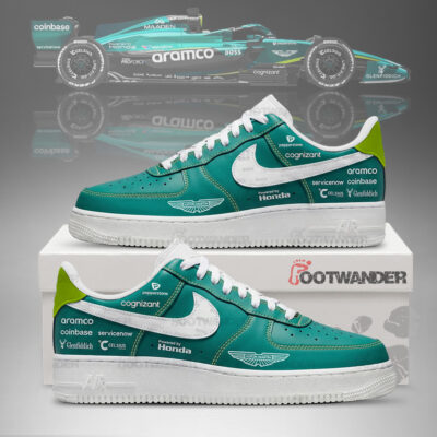 Aston Martin Aramco Formula One Team V3 - Formula 1 AF1 Shoes