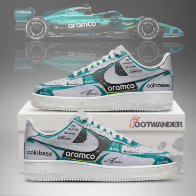 Aston Martin Aramco Formula One Team V2 - Formula 1 AF1 Shoes
