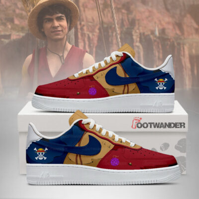 Luffy - One Piece Live Action AF1 Shoes