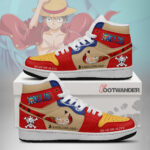 Luffy Wanted - One Piece AJ1 Shoes