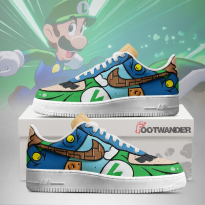 Luigi - Super Mario AF1 Shoes