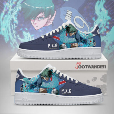 Rin Itoshi Blue Lock AF1 Shoes