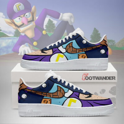 Waluigi - Super Mario AF1 Shoes