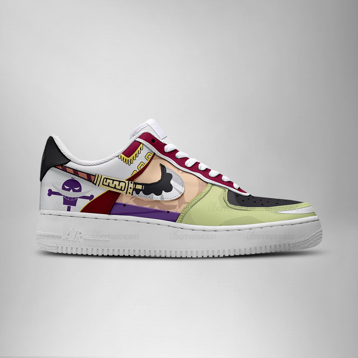white beard - One Piece AF1 Shoes - Image 3