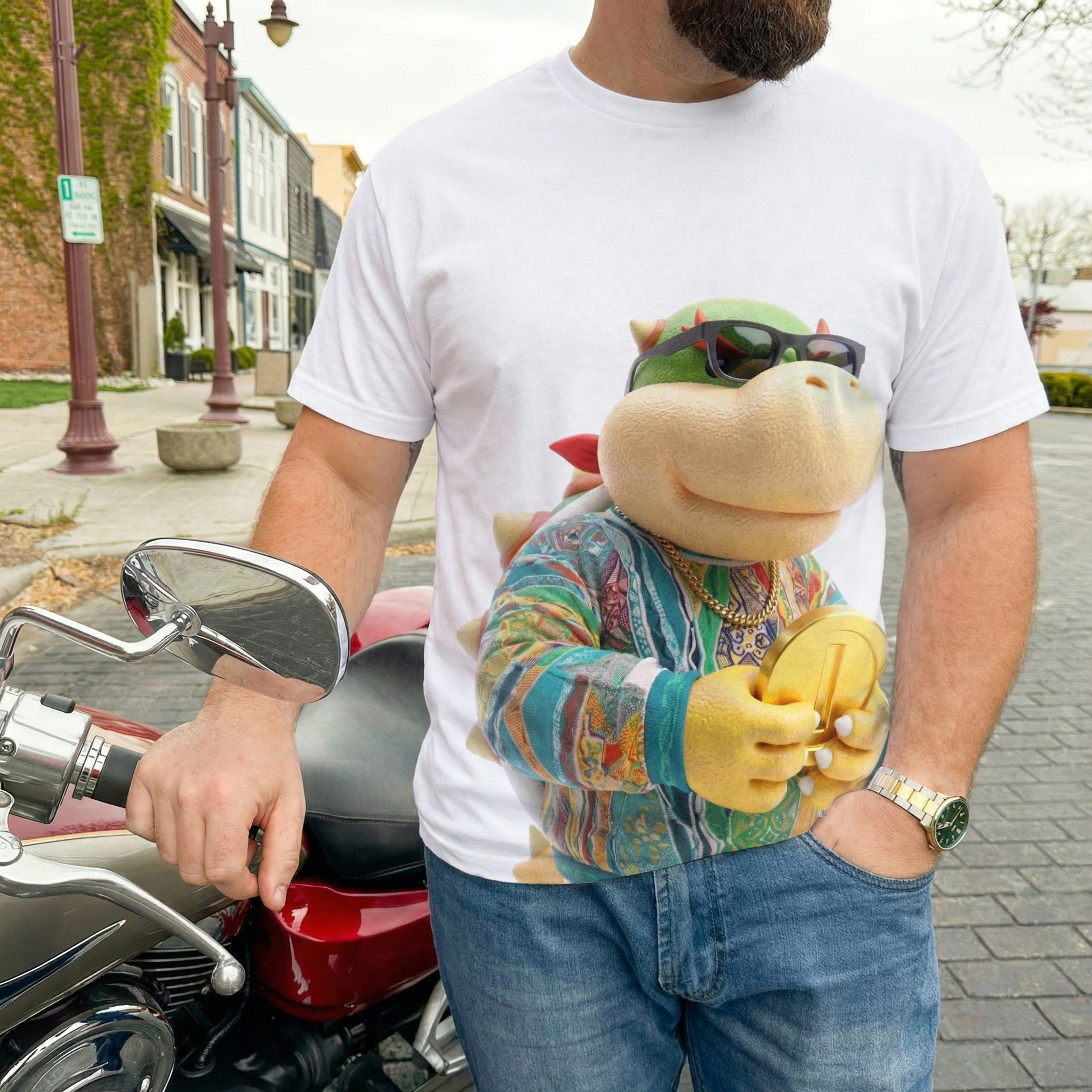 Bowser Jr - Super Mario T-Shirt - Image 3