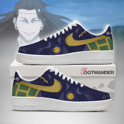 Geto - Jujutsu Kaisen AF1 Embossed Logo Sneakers