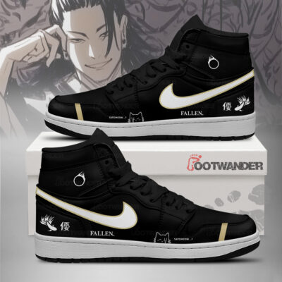 Geto - Jujutsu Kaisen AJ1 Embossed Logo Sneakers