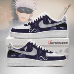 Gojo - Jujutsu Kaisen AF1 Embossed Logo Sneakers