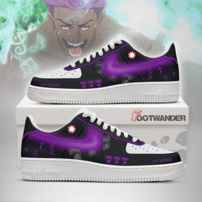 Hakari - Jujutsu Kaisen AF1 Embossed Logo Sneakers