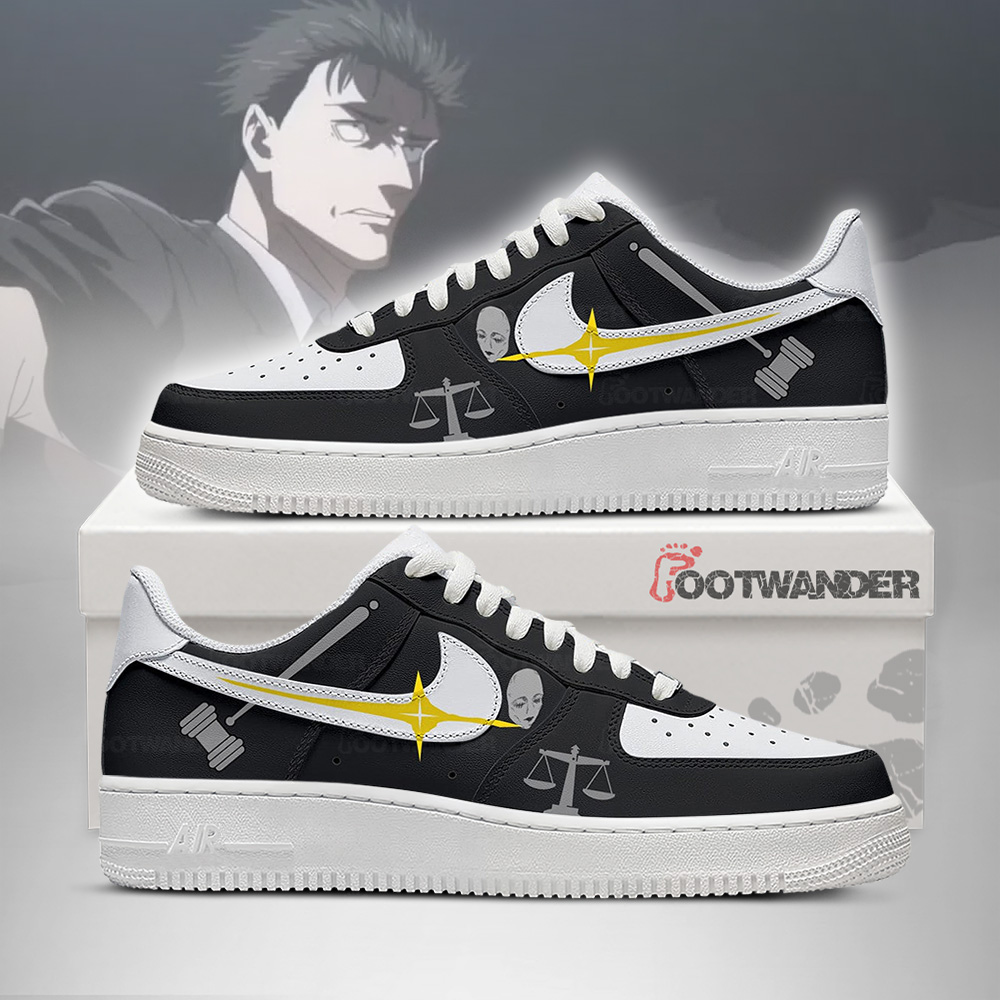 Higuruma - Jujutsu Kaisen AF1 Embossed Logo Sneakers