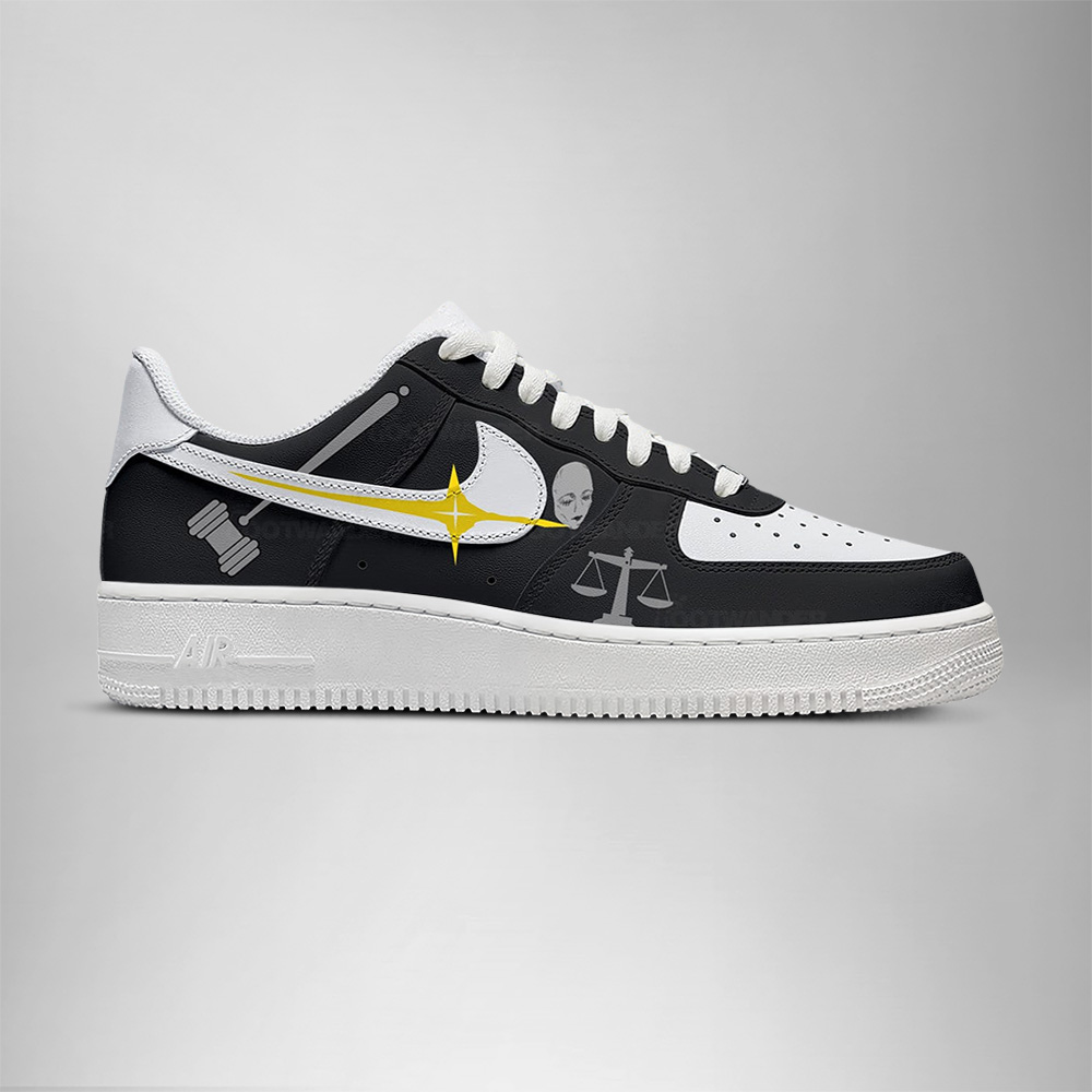 Higuruma - Jujutsu Kaisen AF1 Embossed Logo Sneakers - Image 2