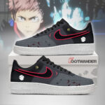 Yuji Itadori - Jujutsu Kaisen AF1 Embossed Logo Sneakers
