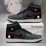 Yuji Itadori - Jujutsu Kaisen AJ1 Embossed Logo Sneakers