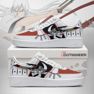 Jūshirō Ukitake - Bleach AF1 Shoes V2