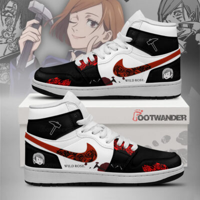 Kugisaki Nobara - Jujutsu Kaisen AJ1 Embossed Logo Sneakers