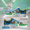 Luigi - Super Mario Custom Name AF1 Shoes