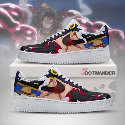 Luffy Gear 4 Bounce Man - One Piece AF1 Shoes