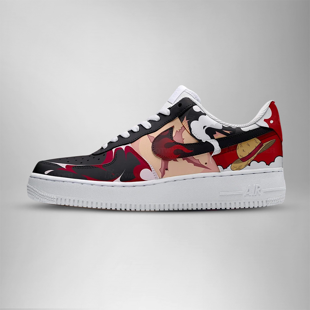 Luffy Gear 4 Snake Man - One Piece AF1 Shoes - Image 3