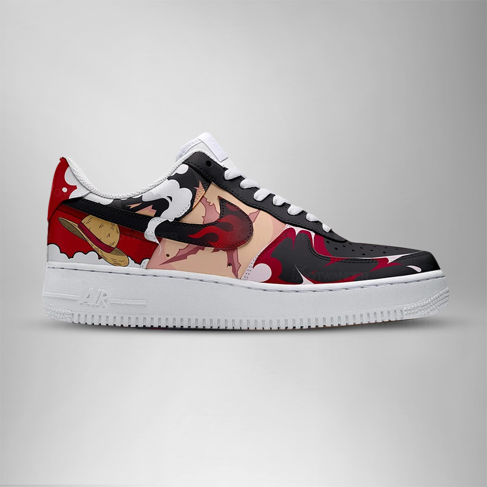 Luffy Gear 4 Snake Man - One Piece AF1 Shoes - Image 2