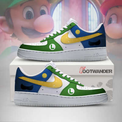 Luigi - Super Mario AF1 Shoes