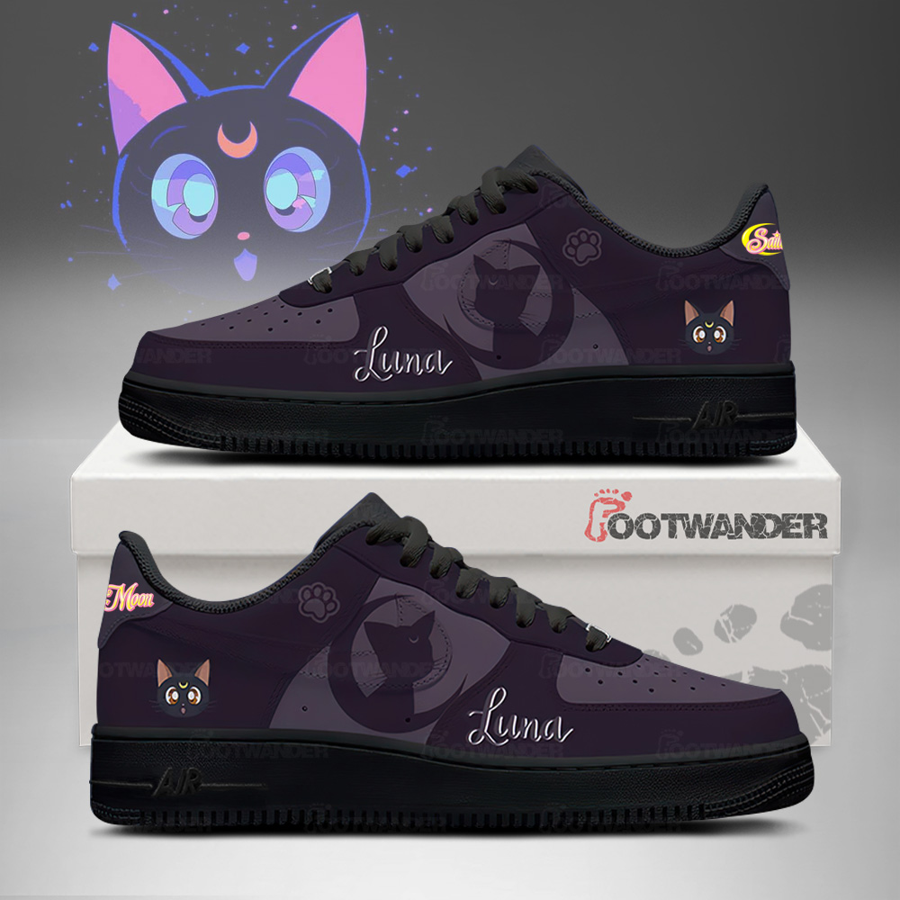 Luna - Sailor Moon AF1 Shoes V2
