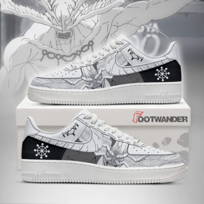 Mahoraga - Jujutsu Kaisen AF1 Embossed Logo Sneakers