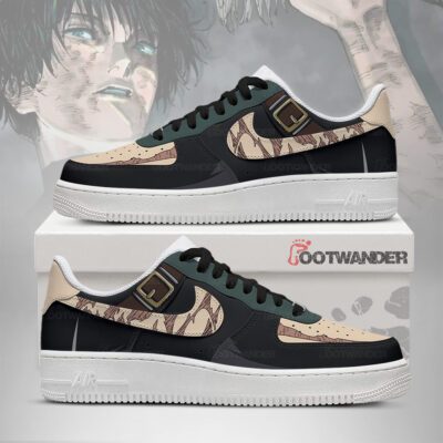 Maki - Jujutsu Kaisen AF1 Embossed Logo Sneakers