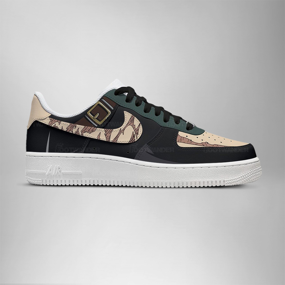 Maki - Jujutsu Kaisen AF1 Embossed Logo Sneakers - Image 2