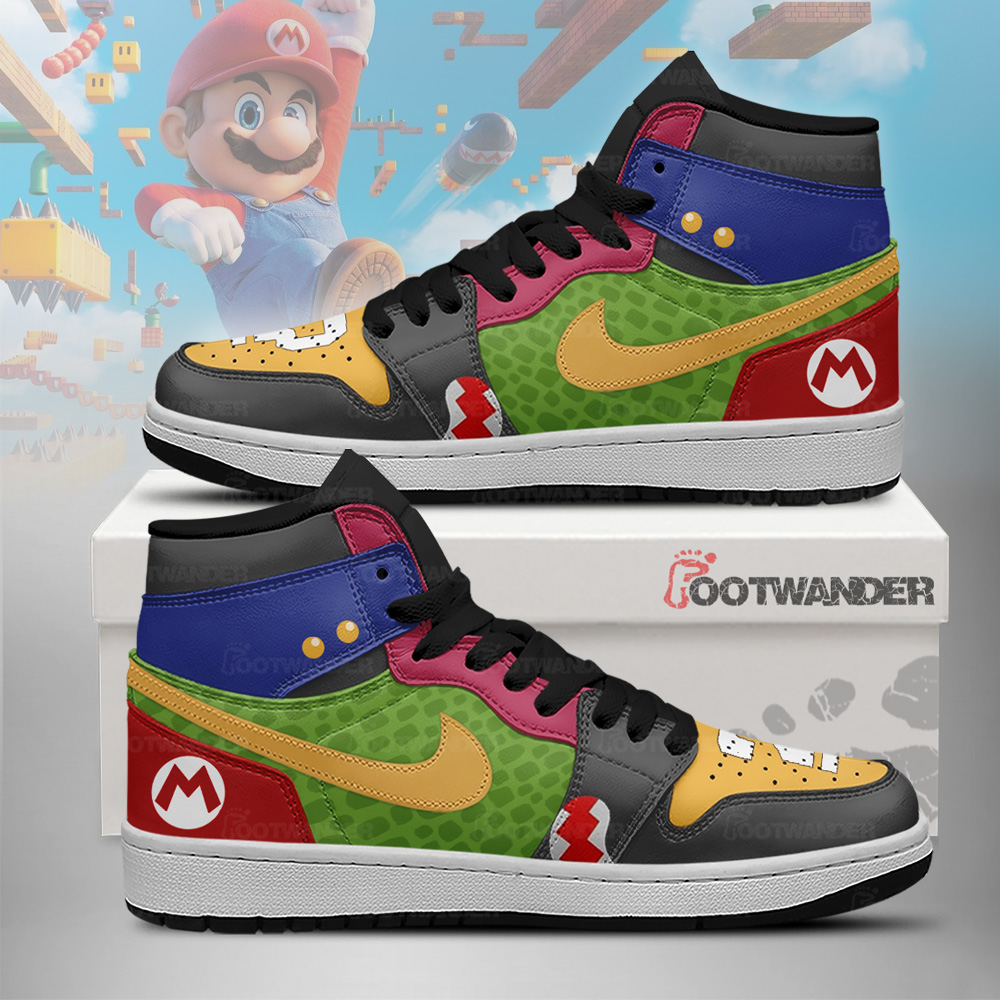 The Mario V4 -  Super Mario AJ1 Shoes