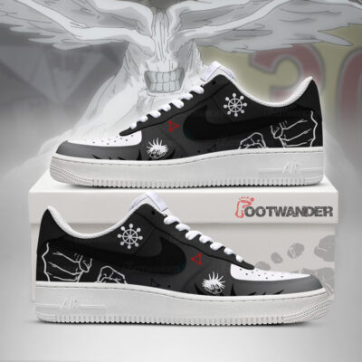Megumi Fushiguro - Jujutsu Kaisen AF1 Embossed Logo Sneakers