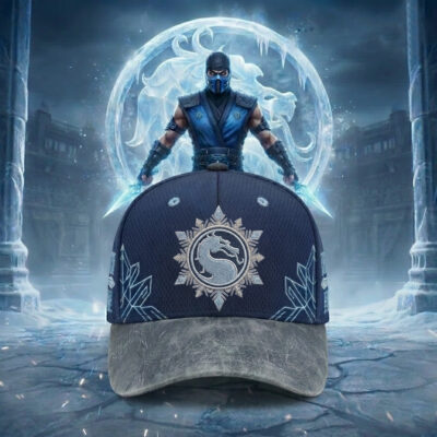 Sub-Zero - Mortal Kombat 2D Embroidered Baseball Cap