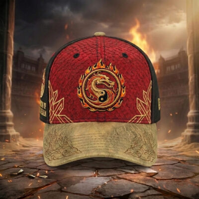 Liu Kang - Mortal Kombat 2D Embroidered Baseball Cap