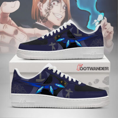 Kugisaki Nobara - Jujutsu Kaisen AF1 Embossed Logo Sneakers